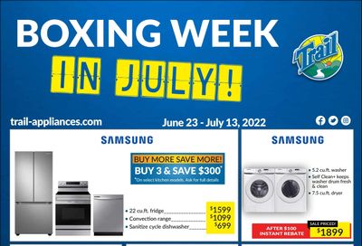 Trail Appliances (AB & SK) Flyer June 23 to July 13