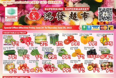 Superking Supermarket (North York) Flyer June 24 to 30