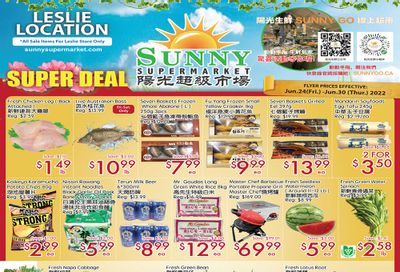 Sunny Supermarket (Leslie) Flyer June 24 to 30