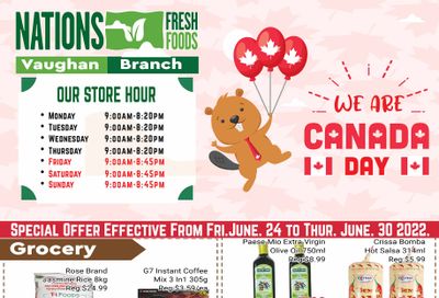 Nations Fresh Foods (Vaughan) Flyer June 24 to 30