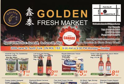 Golden Fresh Market Flyer June 24 to 30
