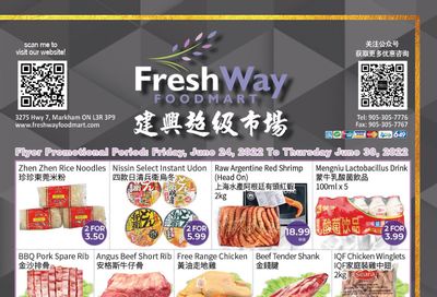 FreshWay Foodmart Flyer June 24 to 30