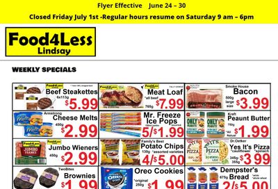 Food 4 Less Flyer June 24 to 30