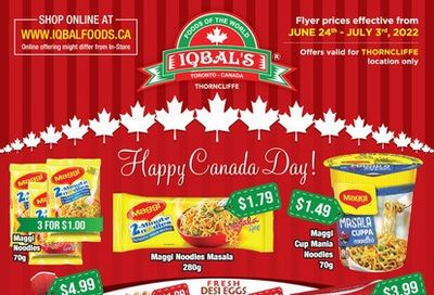Iqbal Foods (Toronto) Flyer June 24 to July 3