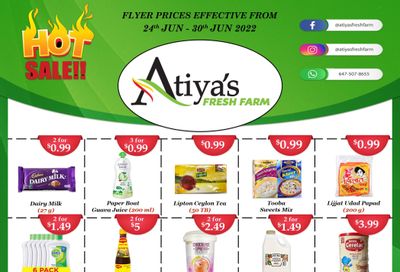 Atiya's Fresh Farm Flyer June 24 to 30