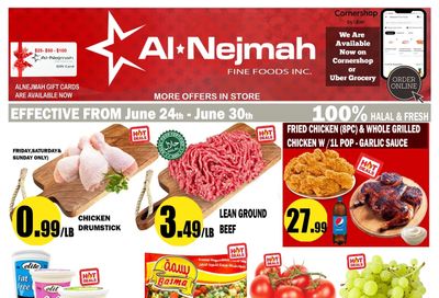 Alnejmah Fine Foods Inc. Flyer June 24 to 30