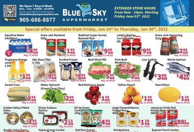 Blue Sky Supermarket (Pickering) Flyer June 24 to 30