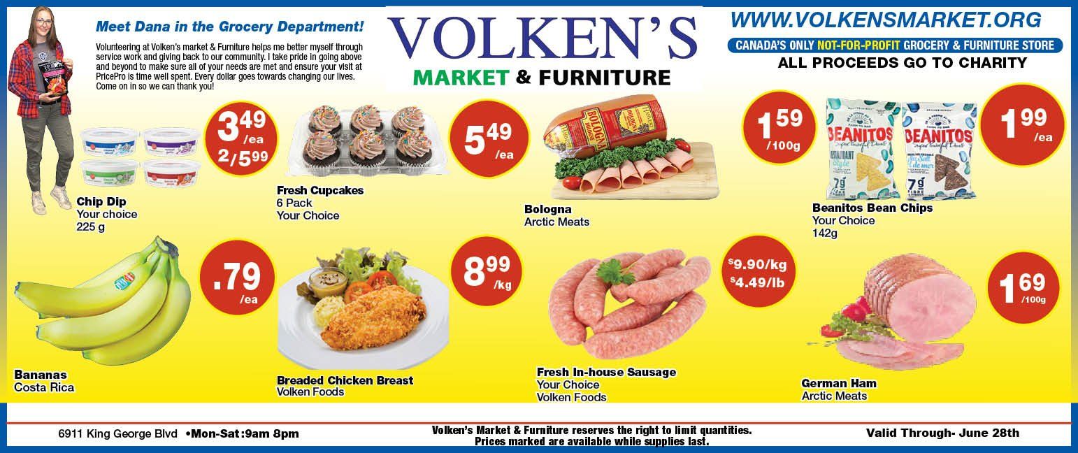Volken's Market & Furniture Flyer June 22 to 28