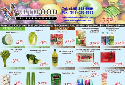 MultiFood Supermarket Flyer June 24 to 30