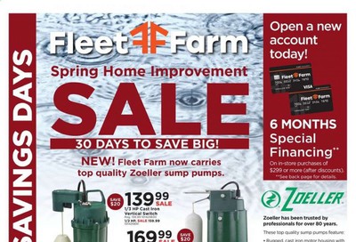 Fleet Farm Weekly Ad & Flyer March 20 to April 18