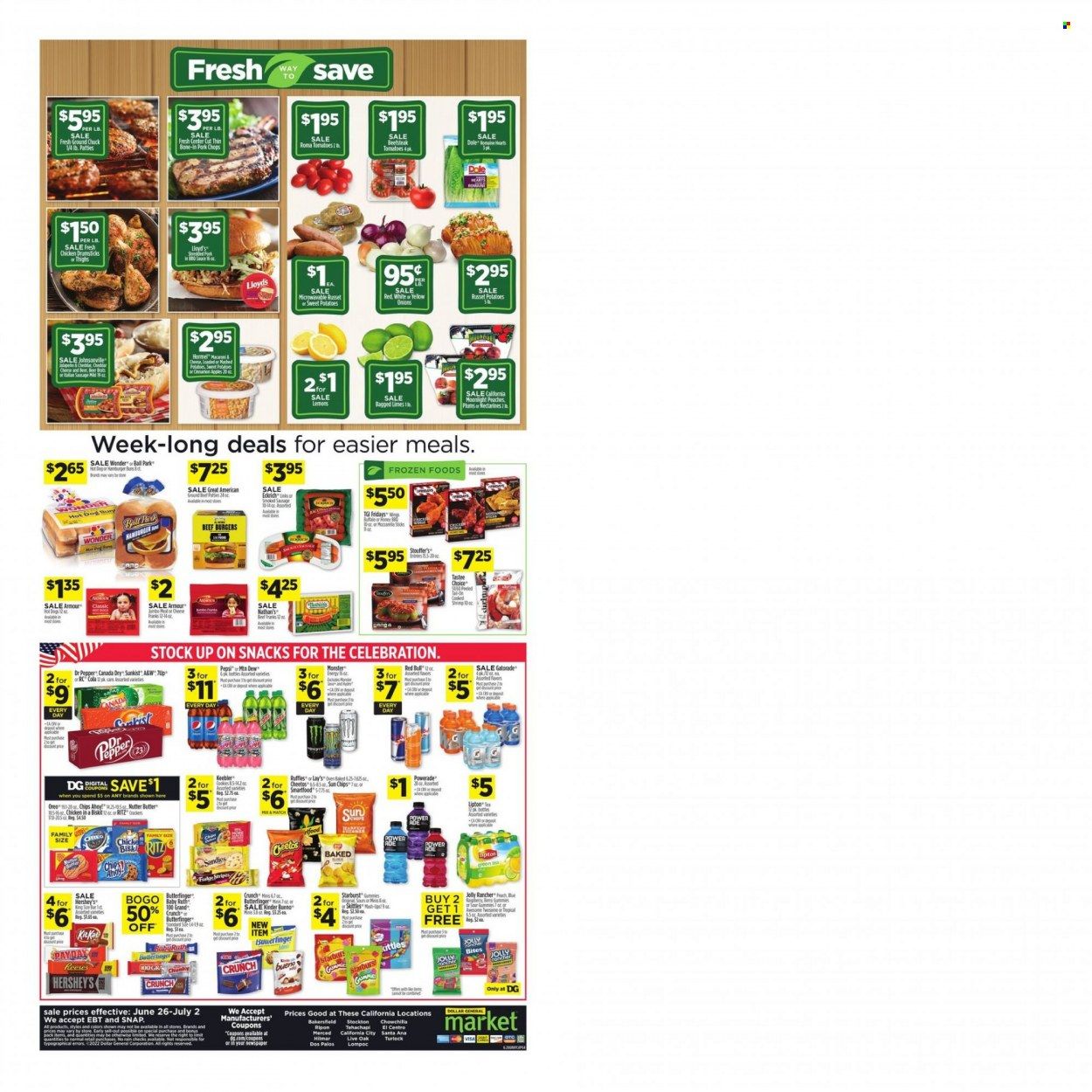 Dollar General (CA) Weekly Ad Flyer June 27 to July 4