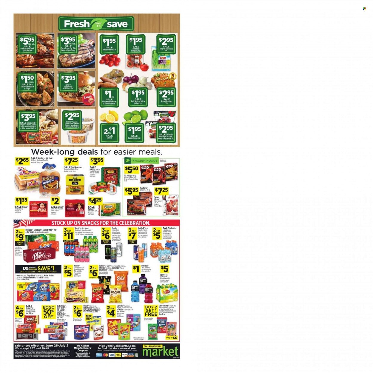 Dollar General (IN, OH) Weekly Ad Flyer June 27 to July 4