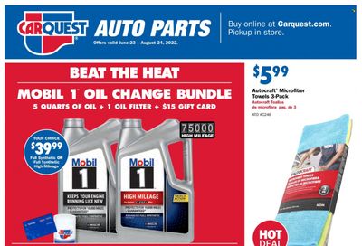Carquest Weekly Ad Flyer Specials June 23 to August 24, 2022