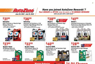Autozone Weekly Ad Flyer June 28 to July 5