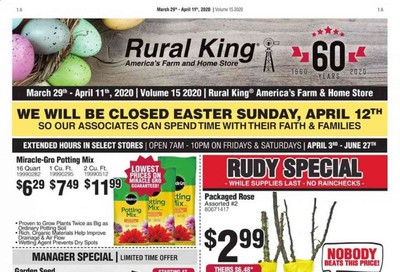 Rural King Weekly Ad & Flyer March 29 to April 11