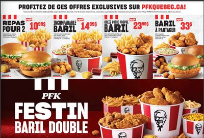 KFC Canada Coupon (Quebec) Valid until August 28