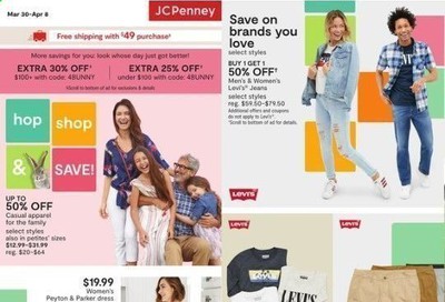 JCPenney Weekly Ad & Flyer March 30 to April 8