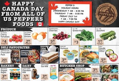 Pepper's Foods Flyer June 28 to July 4