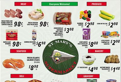 St. Mary's Supermarket Flyer June 29 to July 5