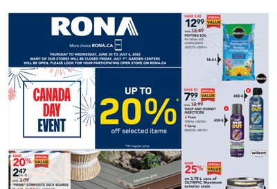 Rona (Atlantic) Flyer June 30 to July 6