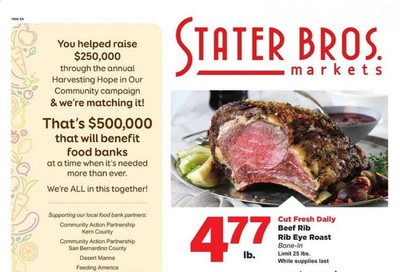Stater Bros. Weekly Ad & Flyer April 1 to 7