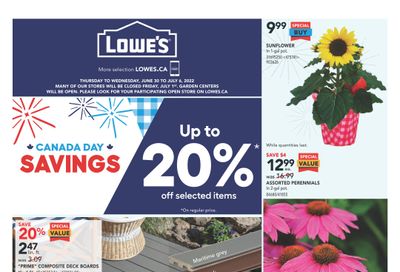 Lowe's (ON) Flyer June 30 to July 6