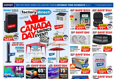 Factory Direct Flyer June 29 to July 5