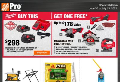 Home Depot Pro Flyer June 30 to July 13