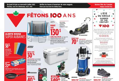 Canadian Tire (QC) Flyer June 30 to July 6