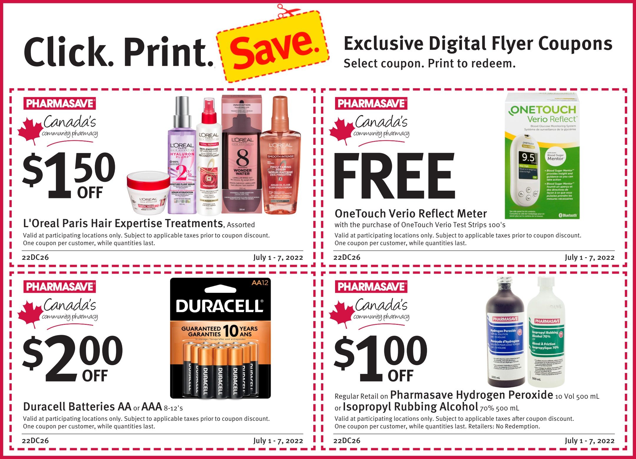 Pharmasave (NB) Flyer July 1 to 7