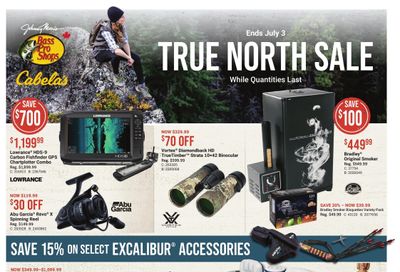 Cabela's True North Sale Flyer June 30 to July 3