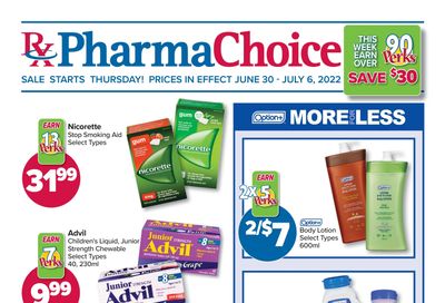 PharmaChoice (BC, AB, SK & MB) Flyer June 30 to July 6