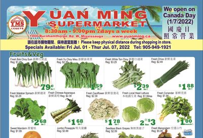 Yuan Ming Supermarket Flyer July 1 to 7