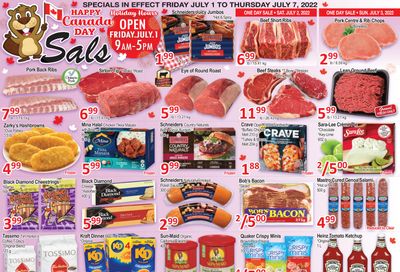 Sal's Grocery Flyer July 1 to 7