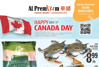 Al Premium Food Mart (Mississauga) Flyer June 30 to July 6