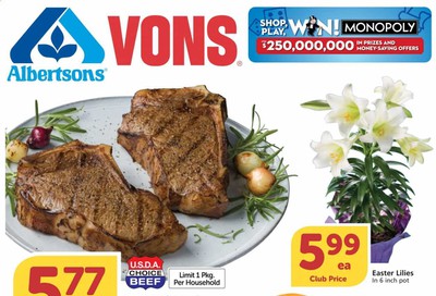 Vons Weekly Ad & Flyer April 1 to 7