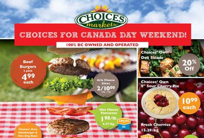 Choices Market Flyer June 30 to July 6