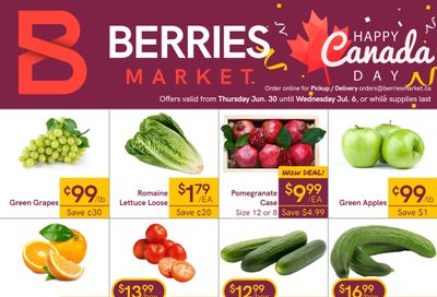 Berries Market Flyer June 30 to July 6