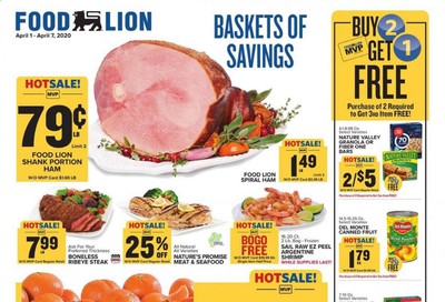 Food Lion Weekly Ad & Flyer April 1 to 7