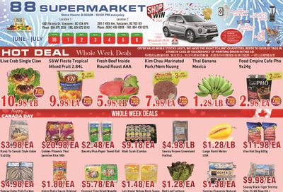 88 Supermarket Flyer June 30 to July 6