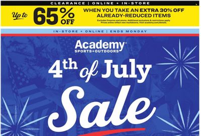 Academy Sports + Outdoors Weekly Ad Flyer June 30 to July 7