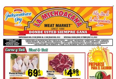 La Michoacana Meat Market (TX) Weekly Ad Flyer June 30 to July 7