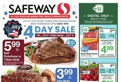 Safeway (MD, VA) Weekly Ad Flyer June 30 to July 7