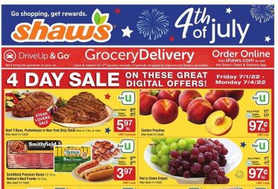 Shaw’s (MA, ME, NH, RI, VT) Weekly Ad Flyer June 30 to July 7