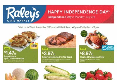 Raley's (CA, NV) Weekly Ad Flyer June 30 to July 7