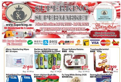 Superking Supermarket (London) Flyer July 1 to 7