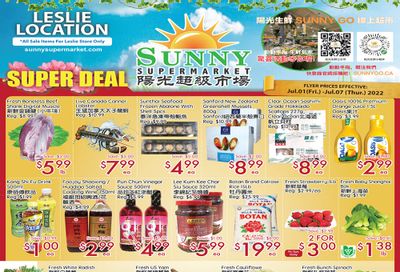 Sunny Supermarket (Leslie) Flyer July 1 to 7