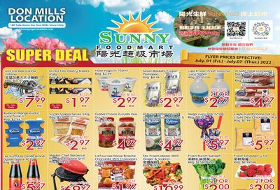 Sunny Foodmart (Don Mills) Flyer July 1 to 7