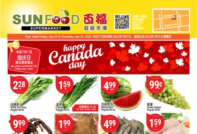 Sunfood Supermarket Flyer July 1 to 7