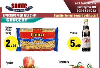 Samir Supermarket Flyer July 1 to 4